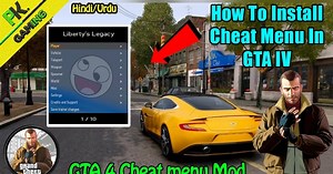 How To install Cheat Menu Mod in GTA 4 | GTA IV New CHEAT MENU Trainer (Very Easy To Install)
