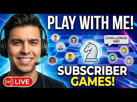 Subscribers vs Me! 🔥 Live Chess Stream