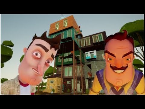 FIRE NEIGHBOR WITH A FIRE TRAIL IN Hello Neighbor MOD KIT