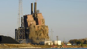 Historic Marysville power plant imploded