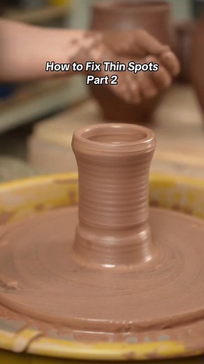 21K views · 133 reactions | Recently, we posted a video on how to fill a thin spot by pulling clay into it from the bottom. Someone asked me if it was possible to go the other direction so this demonstration answers that question. If yo~ | Twistedclay | Facebook