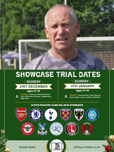 PYS Showcase Trial Event . . . . . . #pitchyourskills #football #ukfootballtrials #footballtrials #england