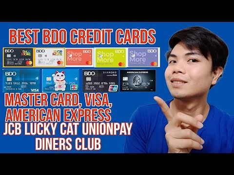 BEST BDO CREDIT CARDS BDO SHOPMORE MASTERCARD CREDIT CARD BDO VISA CREDIT CARD BDO AMERICAN EXPRESS