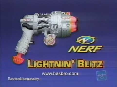 NERF (Hasbro) Airjet Power Lightnin' Blitz 30-second commercial (US, 1999)