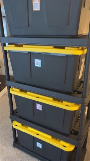 This labeling system is a game changer for home organization #homeorganization #homeorganisation #organizedhome #organized #storagesystem