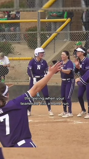 Fun Softball Home Run Celebrations at Northwestern University