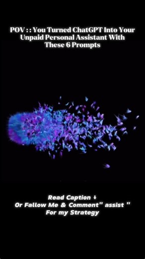 𝗔𝗶 | 𝗦𝗲𝗹𝗳 𝗶𝗺𝗽𝗿𝗼𝘃𝗲𝗺𝗲𝗻𝘁 | 𝗦𝘁𝘂𝗱𝗲𝗻t | Here are the Prompts: 1. Daily Task Planner Prompt: "Act as my personal assistant. Based on my job as a [insert profession] and my top... | Instagram