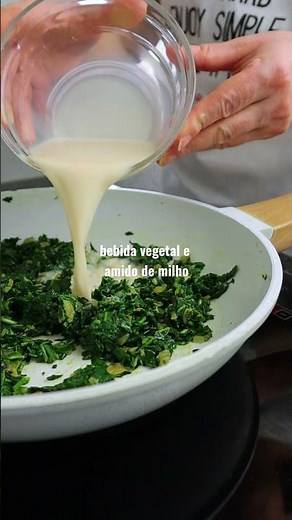 Receita de esparregado de espinafres sem leite nem glúten