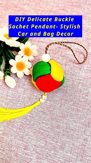 747K views · 14K reactions | DIY Delicate Buckle Sachet Pendant- Stylish Car and Bag Decor #cardecor #bagdecoration #homedecor #diypendant #fullmoon #diyhomedecoration #NationalCreativityDay #satisfyingcraft #beginnersewing #makingvideo #satisfyingvideosdaily #trending2024 #lovecrafting #crafts #selfimprovementdaily | All Girls' Things | Facebook