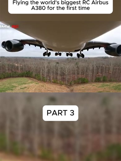 Experience the World's Largest RC Airbus A380 Flight