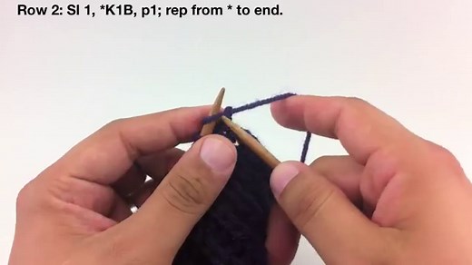 How to Knit Half Fisherman Rib Stitch – Mama In A Stitch