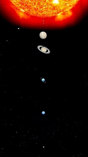 실제 크기, 비율대로 만든 태양계 사진! (The solar system in actual size and ratio)