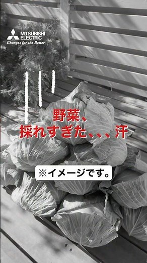 三菱冷蔵庫「家庭菜園大豊作」篇【三菱電機公式】
