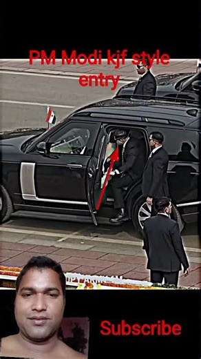 PM Modi Grand entry with SPG comando in range rover 🔥🔥#sorts #trending #viral