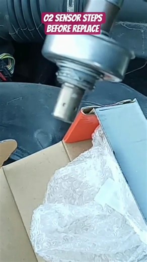 Replace 02sensor!! thread it before plug in