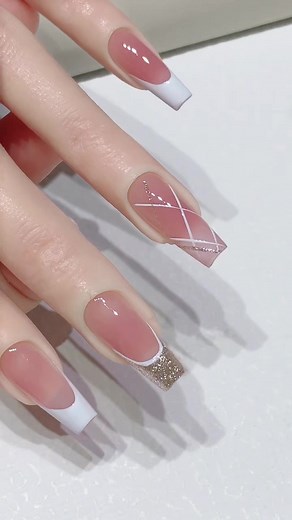 Mẫu Nail Màu Nude Hồng Đẹp