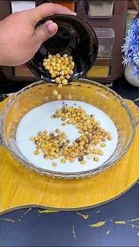 Healthy Energy Drink with Yogurt, Dates & Roasted Chickpeas | Power Drink Recipe | Energy Drink