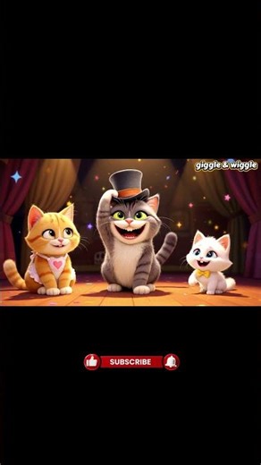 The HAPPY CAT FAMILY is HERE! 🐱 Meet Mama Papa & Baby Kitten! #shorts