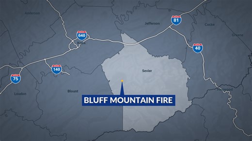 Sevier County crews fight brushfires near Bluff Mountain and Pittman Center, evacuation lifted