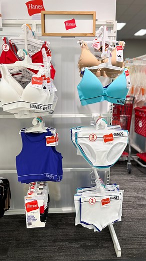 Spotted the Hanes Originals in new colors at Target 👙 The bras & bramis are 20% off this week! You can mix and match them! Find the links in my bio 🎯 #targetstyle #targetfinds #target #targetdollarspotaddict #targetfind #targetrun #targetmom #targethaul #targetshopping #newattarget #targetdoesitagain #targetaddict #targetmademedoit #targetmusthaves #lingerielove #lingerie #targetspring #targetfashion #targetlove #ltkstyletip | Target Is Everything