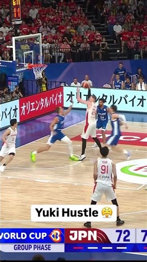Yuki Kawamura doesn't crash the boards like he's 5'8" 😅 #FIBAWC