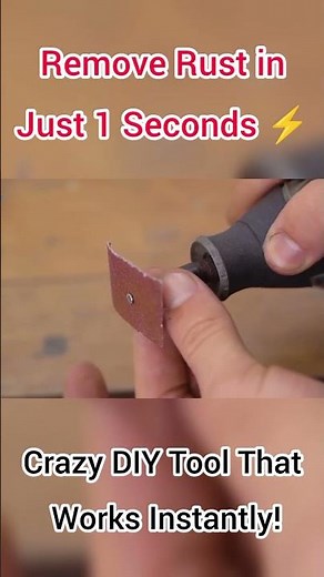 Remove Rust in Just 5 Seconds ⚡ | Crazy DIY Tool That Works Instantly#shorts