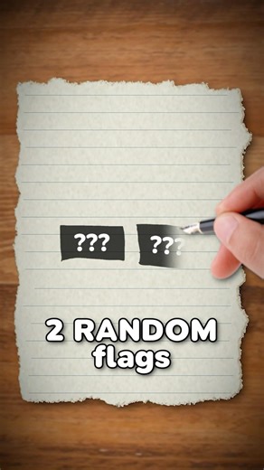 Can I Draw 2 RANDOM Flags From Memory? #2