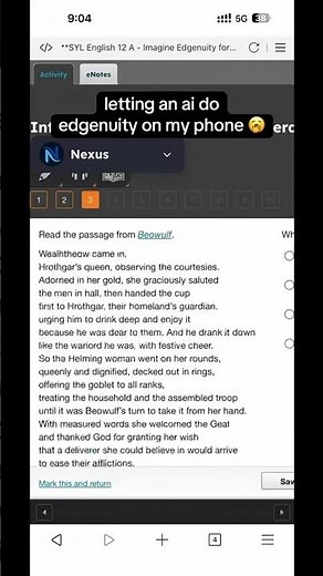 i just let the ai run overnight 🤷‍♂️ #edgenuity #onlineschool