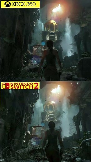 Rise of the Tomb Raider Nintendo Switch 2 vs Xbox 360 Graphics Comparison