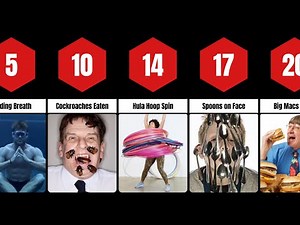 World's Weirdest RECORDS You Won't Believe Exist