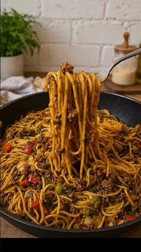 creamy Dirty Spaghetti