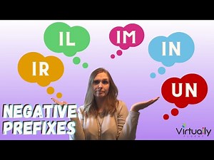 Negative Prefixes in English (Beginners English)