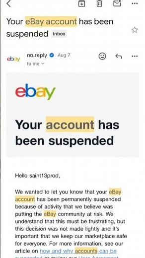 Your eBay Account has Been Permanently Suspended - How to Reinstate eBay Seller Account in 2026