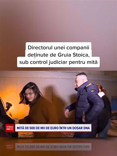 Directorul uneia dintre companiile multimilionarului Gruia Stoica a fost plasat sub control judiciar pe cauțiune. Procurorii DNA l-au acuzat că ar fi oferit o mită de o jumătate de milion de euro unui expert în insolvență.#stirileprotvdeastazi #news #stiri #protv #stirileprotv