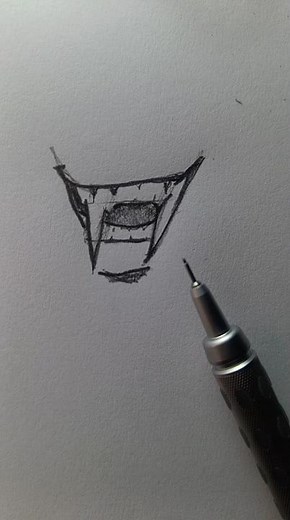 How to Draw Fangs Step by Step 🦷✨ Easy Tutorial #drawing #foryou #art #shorts #howtodraw #tutorial