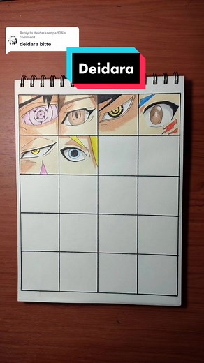 Deidara Eyes Drawing - Naruto Fan Art