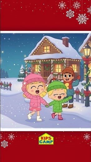 🎅🎁Walk Along on A Very Merry Christmas #kidscamp #shorts #christmassongs