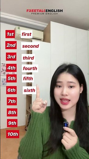 Chia sẻ học tiếng Anh online cho người đi làm Cách Phát Âm Số Thứ Tự Ordinal Numbers Từ 1 Đến 10 Chu