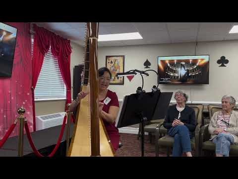 Live Harp Performance & Musical Moments | Chateau Madeleine, Melbourne FL