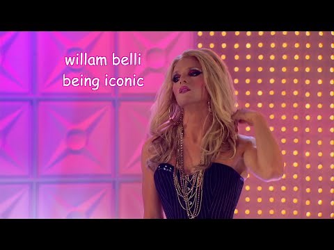 willam belli being iconic for 9 minutes straight