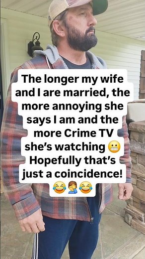 My Wife Loves Crime TV... Should I Worry? 😂😳 #funny #relatable #shorts #meme