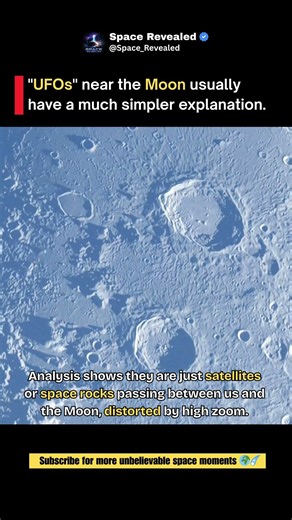 The Truth About "Unexplained" Objects Moving Near the Moon #shorts #trending #viral #ytshorts #space