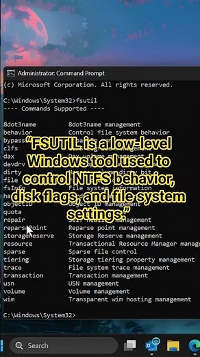 FSUTIL: Windows’ Most Dangerous CMD Tool⚠️