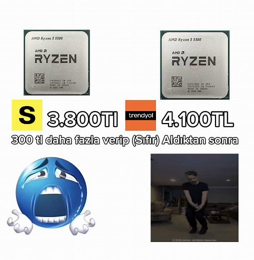 Ryzen 5 5500 ve RTX 5060 PC İkinci El
