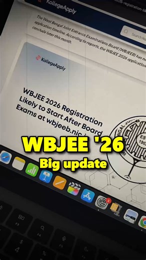 Big Update: WBJEE 2026 Registration After Board Exams #wbjee2026 #shorts