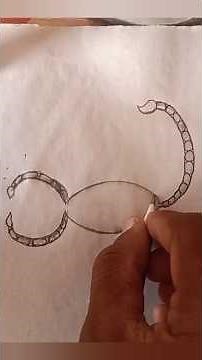 How to Draw a Scorpion Step-by-Step with Pencil Shading