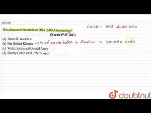 Who discovered recombinant DNA(r-DNA) technology ?