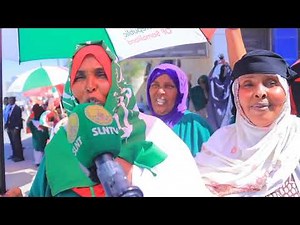 Dareenka dadwaynaha reer Boorama ee soo dhawaynta Madaxwaynaha JSL.