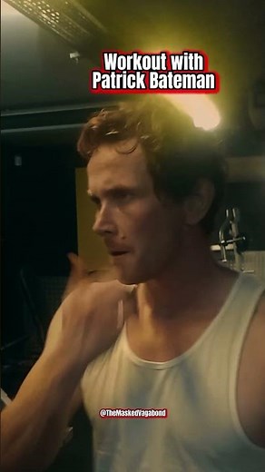 Workout with Patrick Bateman #patrickbateman #americanpsycho