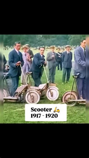 From Grandpa's Desk | Grandpa’s Scooter From 100 Years Ago Take a ride back in time to 1917–1920, when the Autoped and early motor scooters turned heads in the... | Instagram